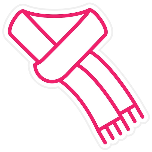 Diseño vectorial Estilo del icono del pañuelo