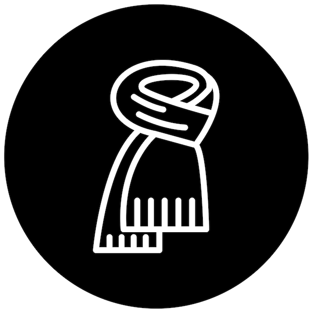Diseño vectorial Estilo del icono del pañuelo