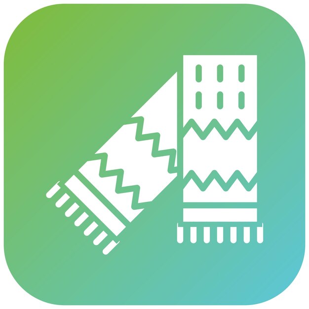 Diseño vectorial Estilo del icono del pañuelo