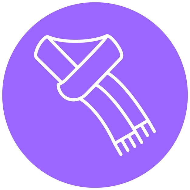 Diseño vectorial Estilo del icono del pañuelo
