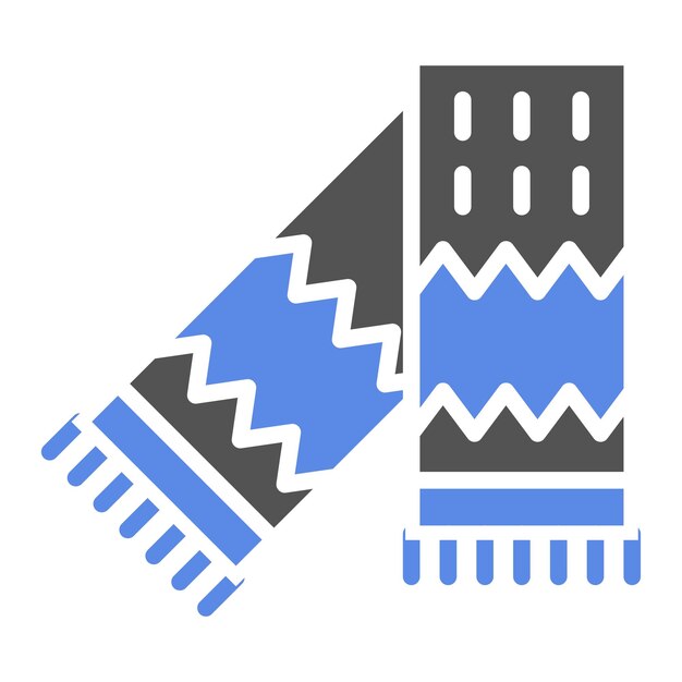 Diseño vectorial Estilo del icono del pañuelo