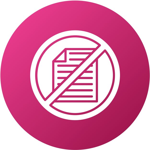 Diseño vectorial Estilo de icono sin papel