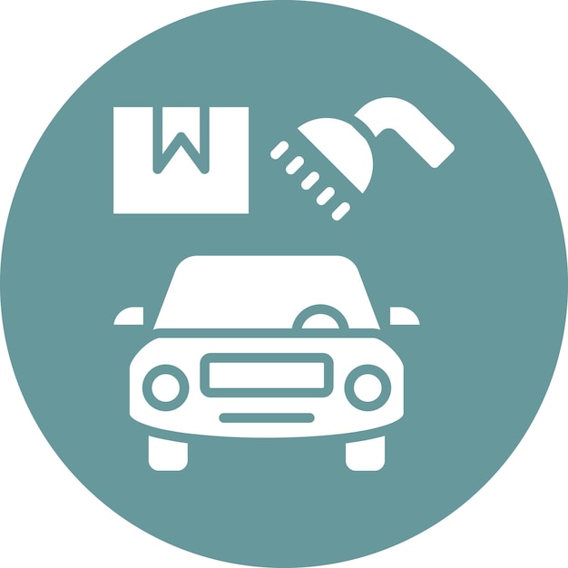 Diseño vectorial Estilo del icono de los paquetes de lavado