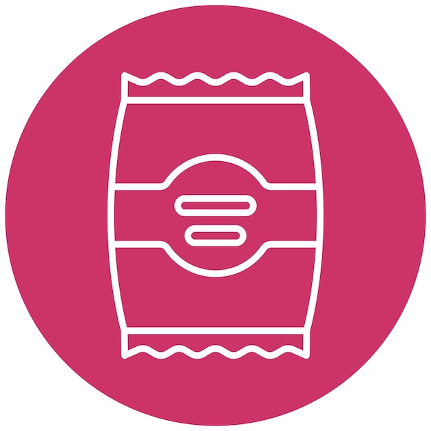 Diseño vectorial Estilo del icono de los paquetes de lavado
