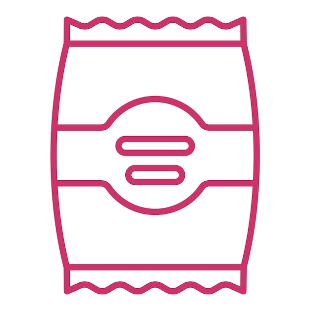 Diseño vectorial Estilo del icono de los paquetes de lavado
