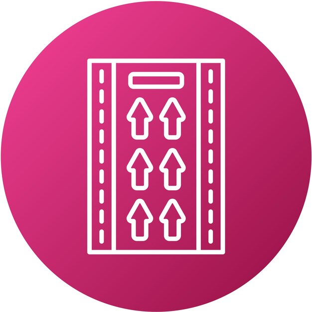 Diseño vectorial Estilo del icono de parada en boxes