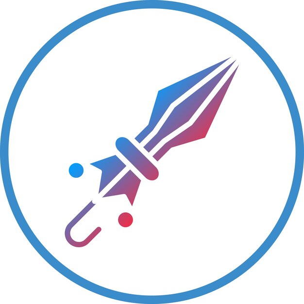 Diseño vectorial Estilo de icono de paraguas cerrado