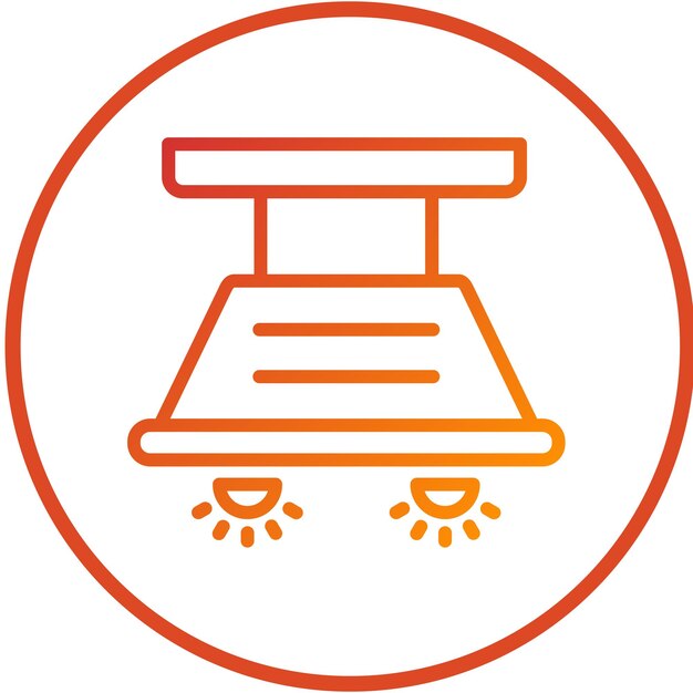 Diseño vectorial Estilo de icono de pared montada en el capó