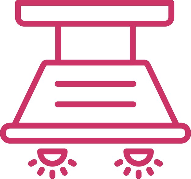 Diseño vectorial Estilo de icono de pared montada en el capó