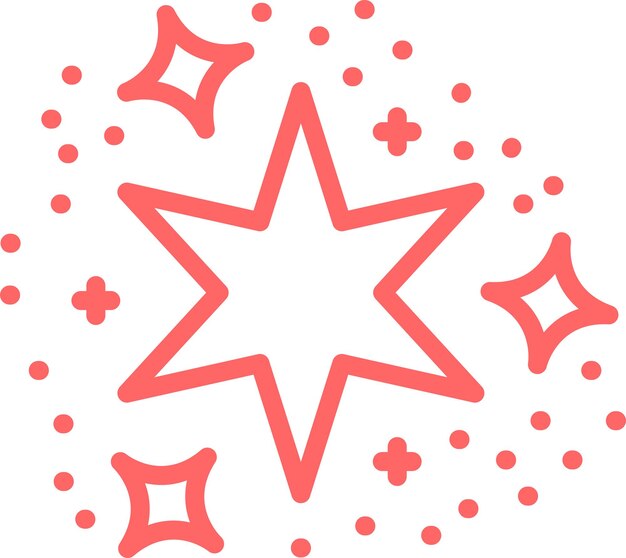 Diseño vectorial Estilo de icono parpadeante
