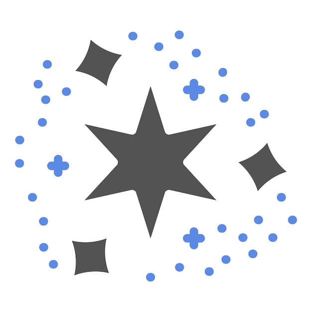 Diseño vectorial Estilo de icono parpadeante