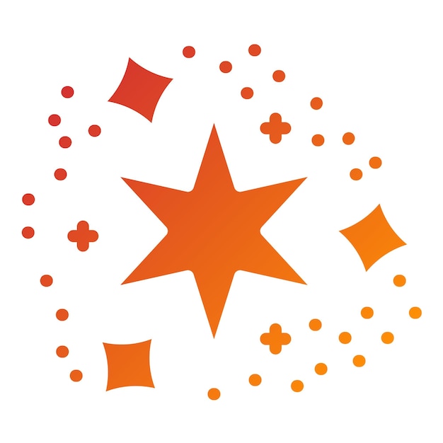 Diseño vectorial Estilo de icono parpadeante