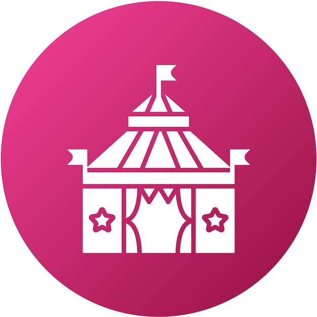 Diseño vectorial Estilo del icono de la parte superior