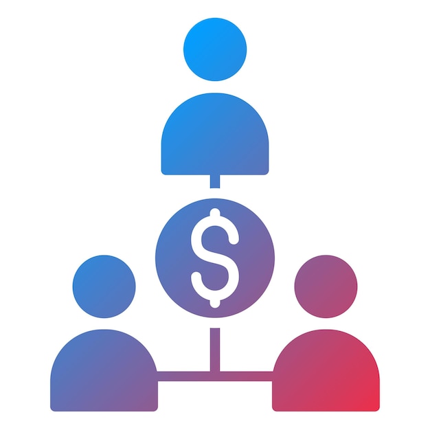 Diseño vectorial Estilo del icono de participación de la audiencia