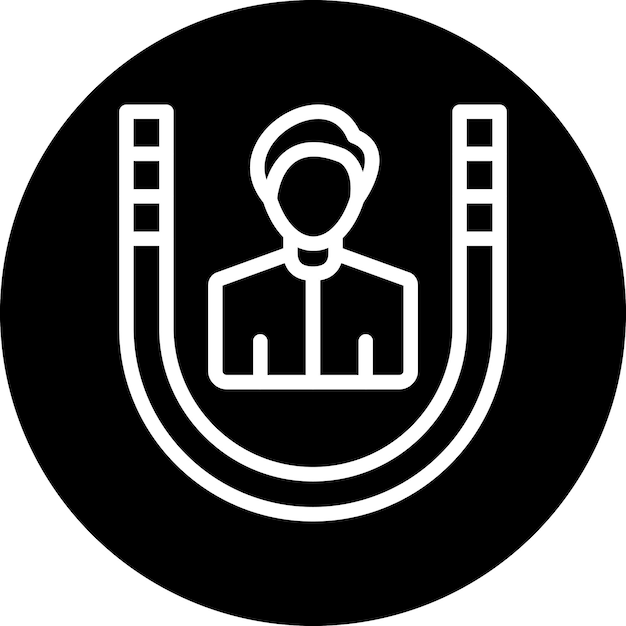 Diseño vectorial Estilo del icono de participación del usuario