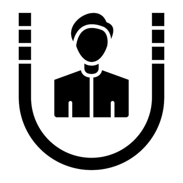 Diseño vectorial Estilo del icono de participación del usuario