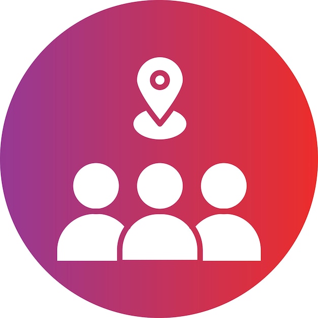 Diseño vectorial Estilo de icono de pasajero local