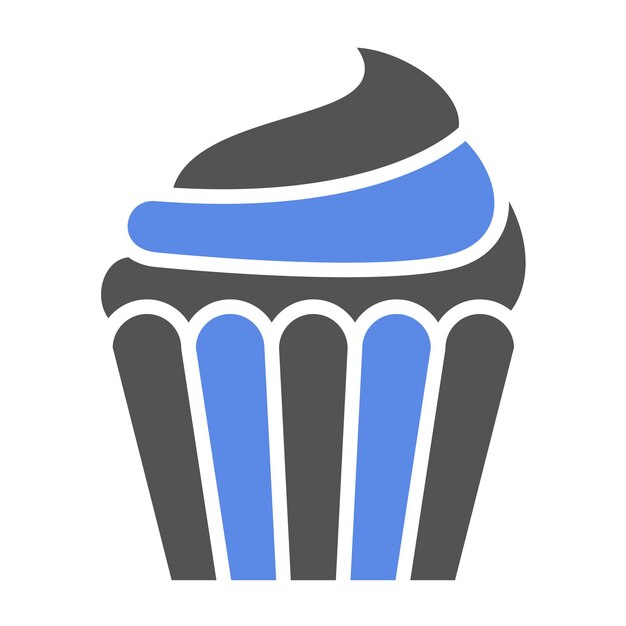 Diseño vectorial de estilo de icono de pastel