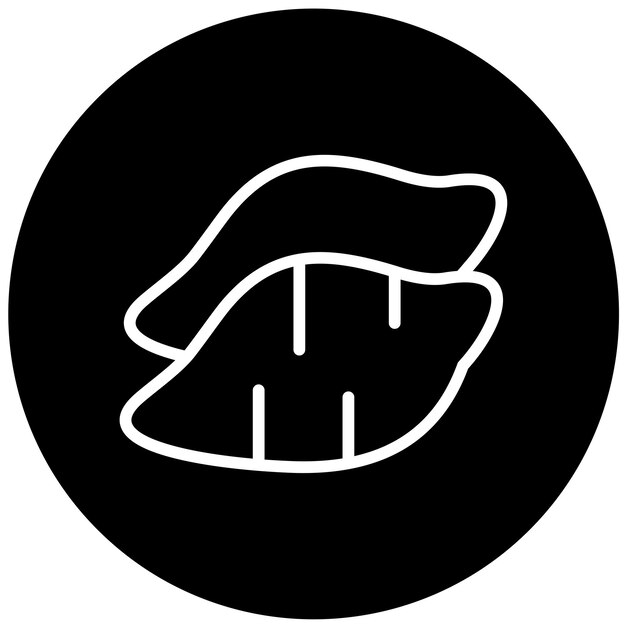 Diseño vectorial del estilo del icono de la patata dulce