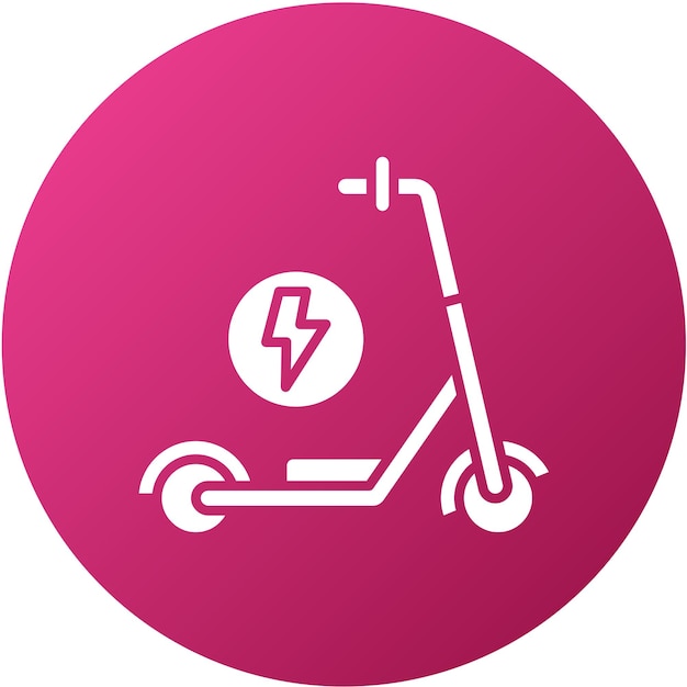 Diseño vectorial del estilo del icono de la patineta