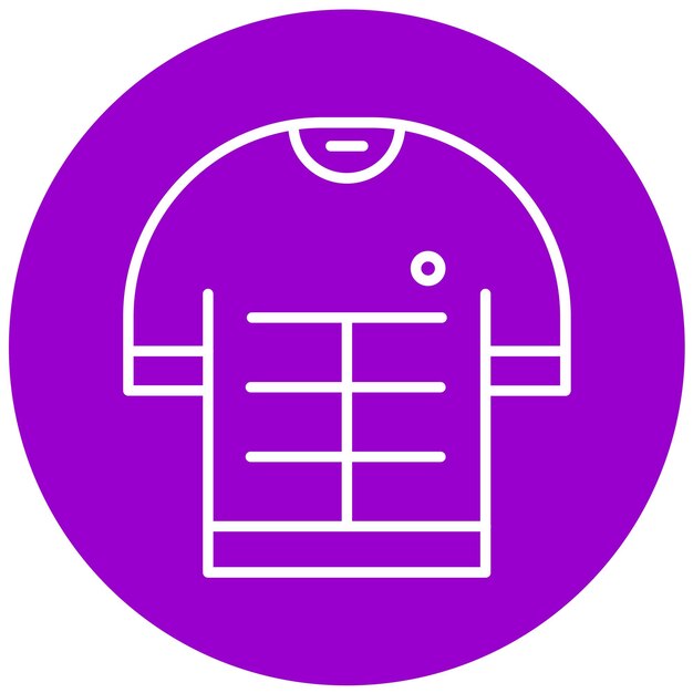 Diseño vectorial Estilo de icono de patrón de camisa de sastre