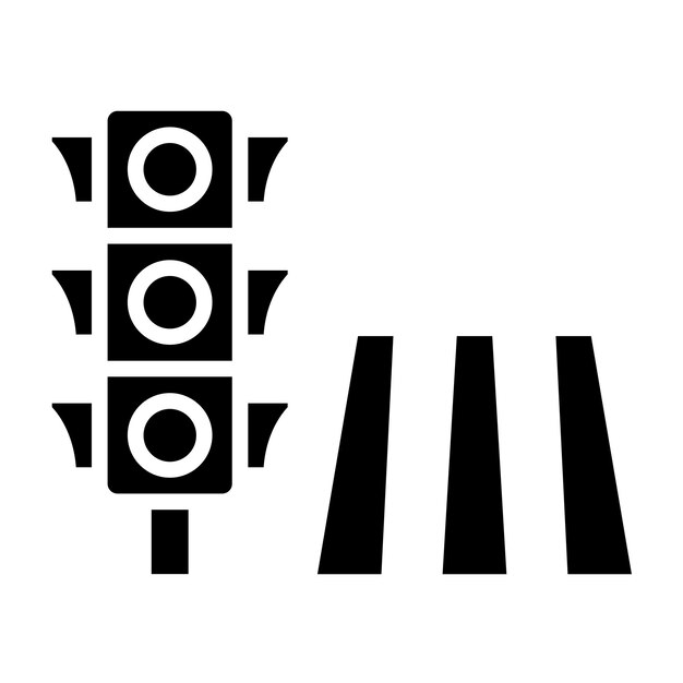 Diseño vectorial Estilo del icono peatonal