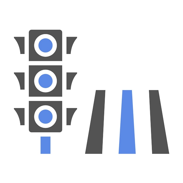 Diseño vectorial Estilo del icono peatonal