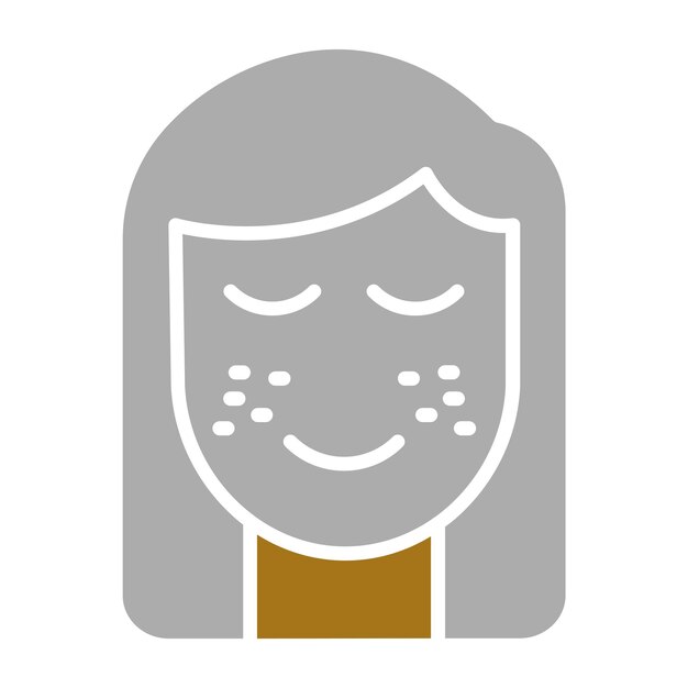 Diseño vectorial Estilo del icono de las pecas