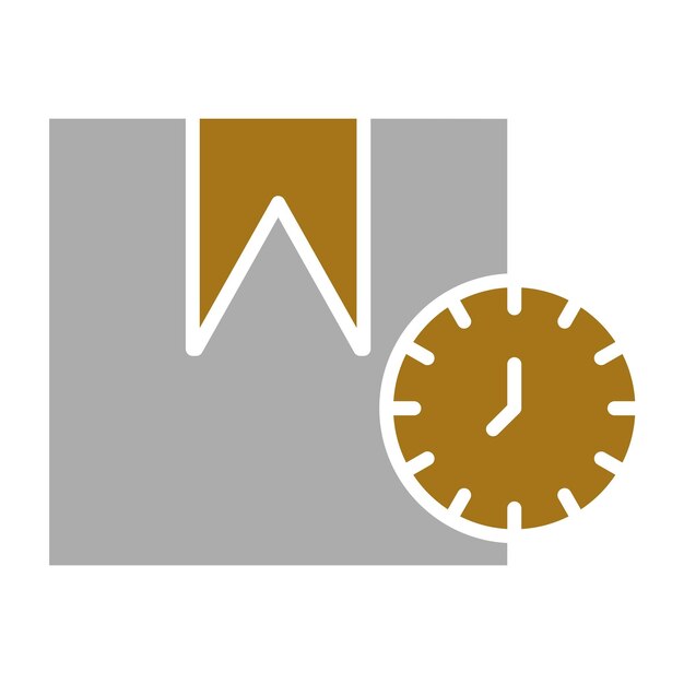 Diseño vectorial Estilo de icono de pedido previo