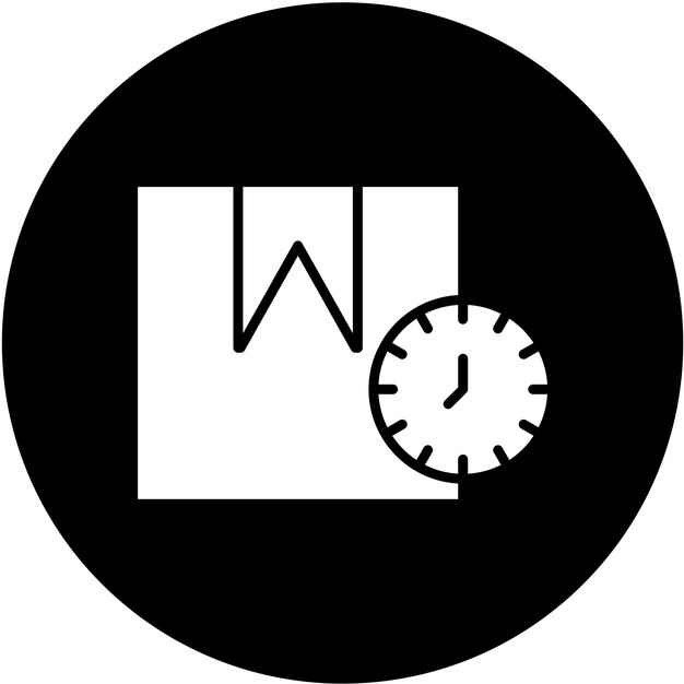 Diseño vectorial Estilo de icono de pedido previo