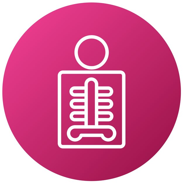 Diseño vectorial Estilo del icono de la película de cáncer