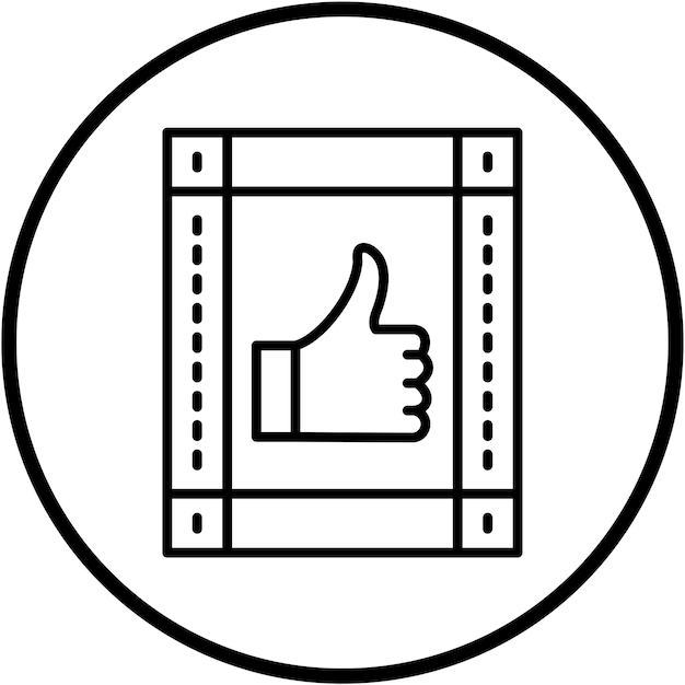 Diseño vectorial Estilo de icono de película