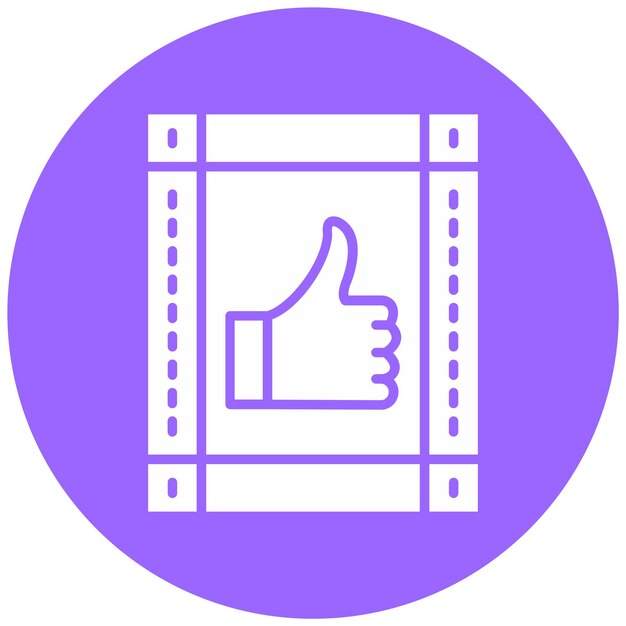 Diseño vectorial Estilo de icono de película