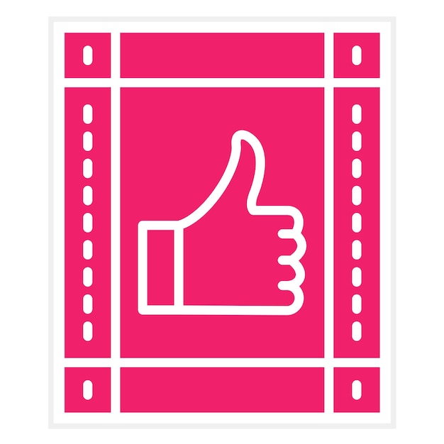 Diseño vectorial Estilo de icono de película