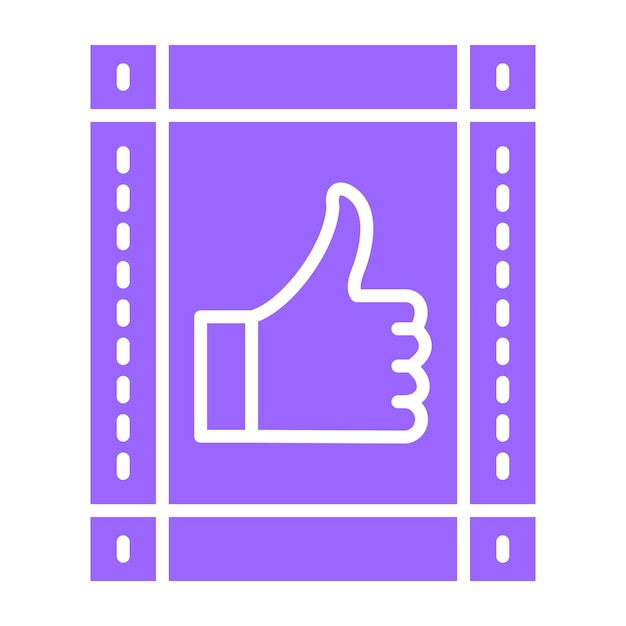 Diseño vectorial Estilo de icono de película