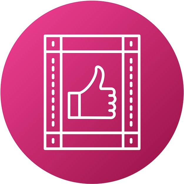 Diseño vectorial Estilo de icono de película