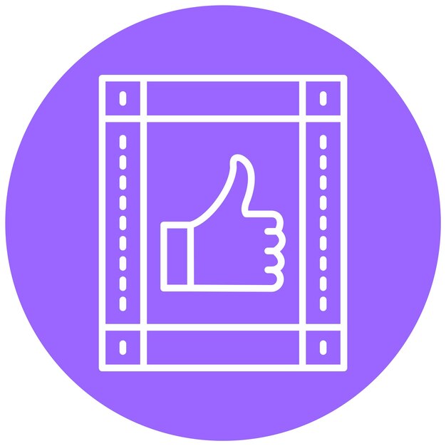 Diseño vectorial Estilo de icono de película