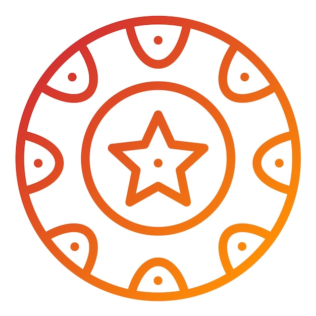 Diseño vectorial del estilo del icono de la pelota de Navidad