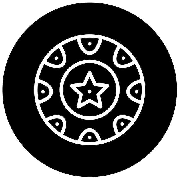 Diseño vectorial del estilo del icono de la pelota de Navidad