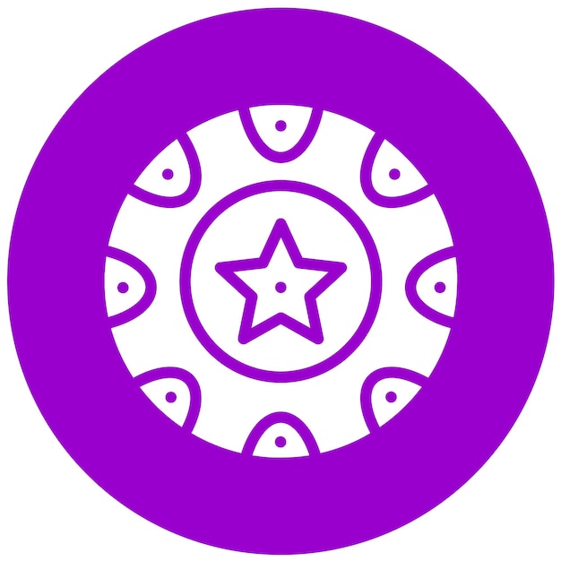 Diseño vectorial del estilo del icono de la pelota de Navidad