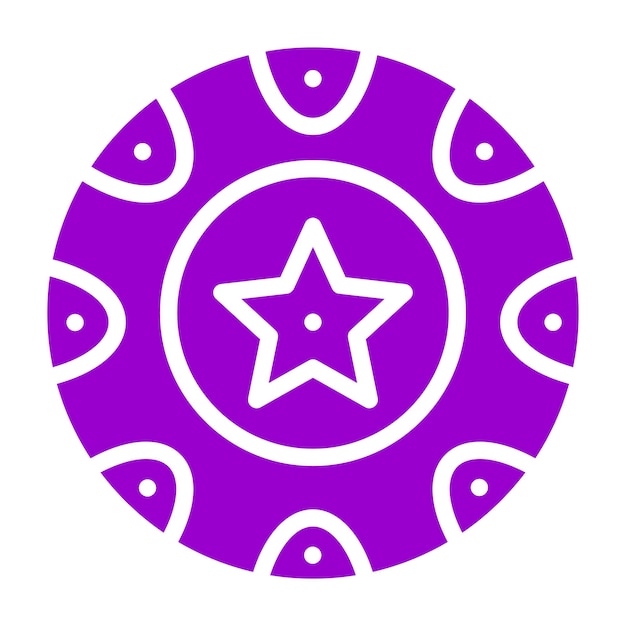 Diseño vectorial del estilo del icono de la pelota de Navidad