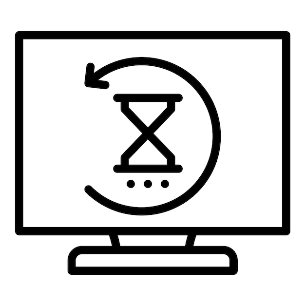 Diseño vectorial Estilo de icono pendiente