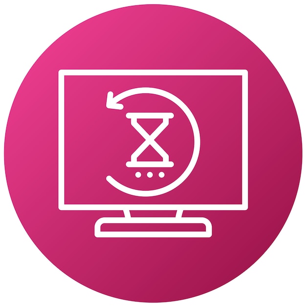 Diseño vectorial Estilo de icono pendiente