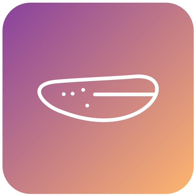 Diseño vectorial Estilo del icono del pepino