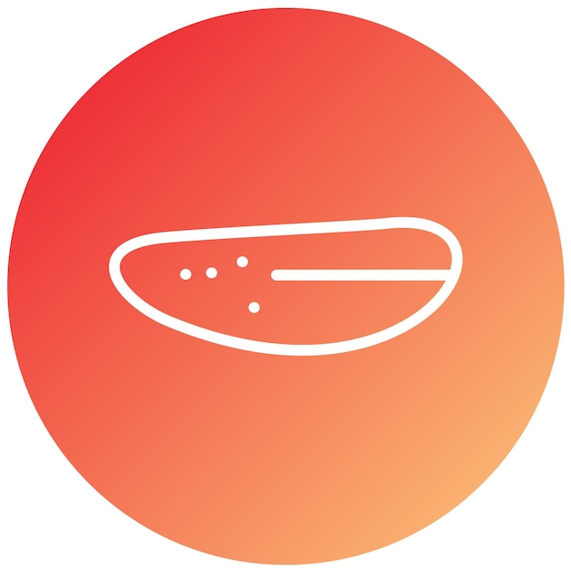 Diseño vectorial Estilo del icono del pepino