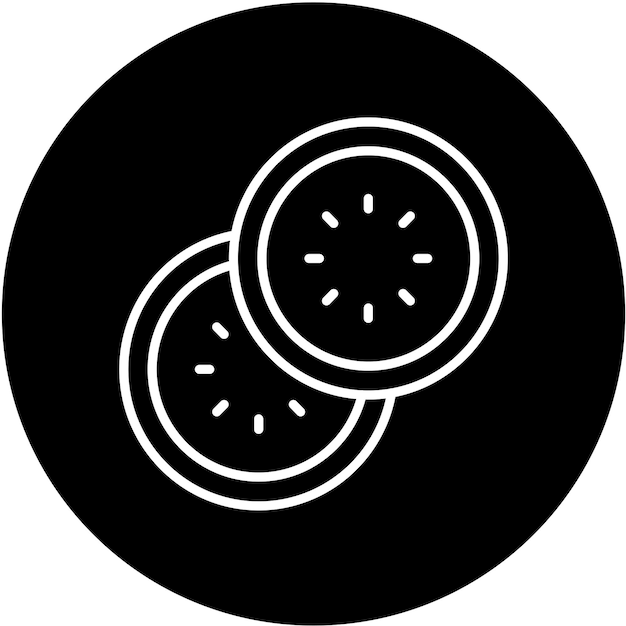 Diseño vectorial Estilo del icono del pepino
