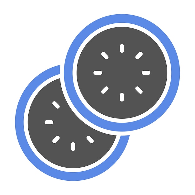 Diseño vectorial Estilo del icono del pepino