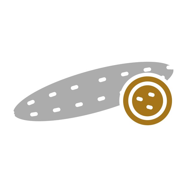 Diseño vectorial Estilo del icono del pepino