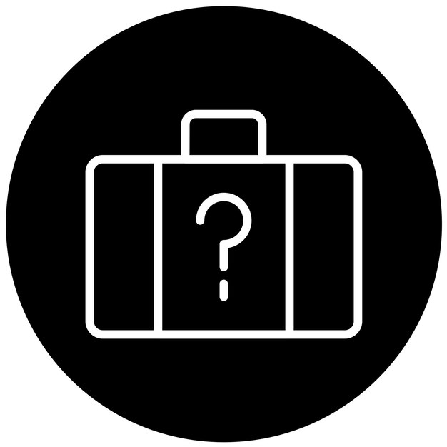 Diseño vectorial Estilo de icono perdido y encontrado