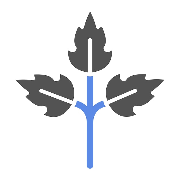 Diseño vectorial Estilo del icono de perejil